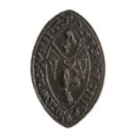 Medieval Seal Matrix.- Seal matrix inscribed "S' Nicoli Tannvr de Wali", for Nicholas the Tanner …