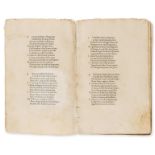 Petrarca (Francesco) Canzoniere e Trionfi, [Northern Italy], Printer of Jacobus de Forlivio, …