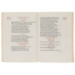 Doves Press.- Goethe (Johann Wolfgang von) Iphigenie auf Tauris, one of 200 copies, Doves Press, …