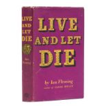 Fleming (Ian) Live and Let Die, first edition, second state dust-jacket, 1954.