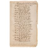 18th century song.- The History & fall of the Conformity Bill being an Excellent new Song to the …