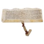 Medieval English.- Kent.- Culpeper (Sir John, Justice of the Peace).- Indenture Robert Clobbe late …