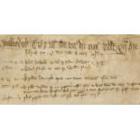 Suffolk.- Court Roll of the Manor of Wathersdale in Laxfield, manuscripts in Latin, on vellum, …