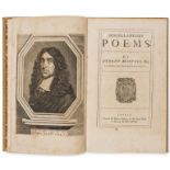 Huth copy.- Marvell (Andrew) Miscellaneous Poems, first edition, printed [by Simon Miller?] for …