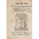 Hebraica.- Pagninus (Sanctes) Thesaurus linguæ sanctæ, first edition, [Paris], Robert Estienne, …