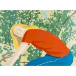 Alex Katz (b.1927) Bicycle Rider (Schröder)