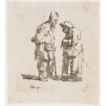 Rembrandt van Rijn (1606-1669) Beggar Man and Beggar Woman Conversing