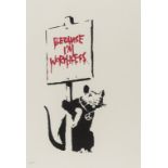 Banksy (b.1974) Because I'm worthless