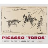 Pablo Picasso (1881-1973) (after) Picasso "Toros"