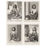 Wenceslaus Hollar (1607-1677) The Four Seasons: The three quarter length figures