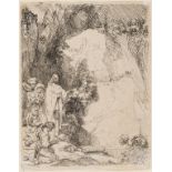 Rembrandt van Rijn (1606-1669) The Raising of Lazarus: the Small Plate