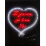 Tracey Emin (b.1963) I Promise To Love You