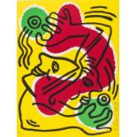 Keith Haring (1958-1990) International Volunteer Day (Littmann p.93)