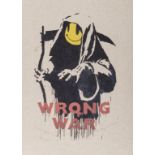 Banksy (b.1974) Wrong War