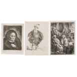 Rembrandt van Rijn (1606-1669) Joseph Telling his Dreams; and two other etchings (3)