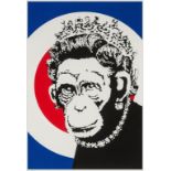 Banksy (b.1974) Monkey Queen