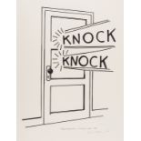 Roy Lichtenstein (1923-1997) Knock Knock (Corlett App.8)