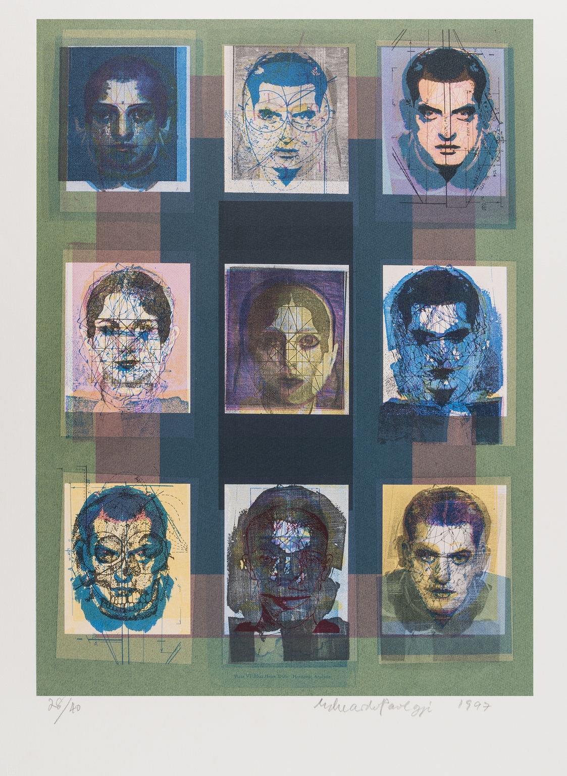 Eduardo Paolozzi (1924-2005) Nine Heads