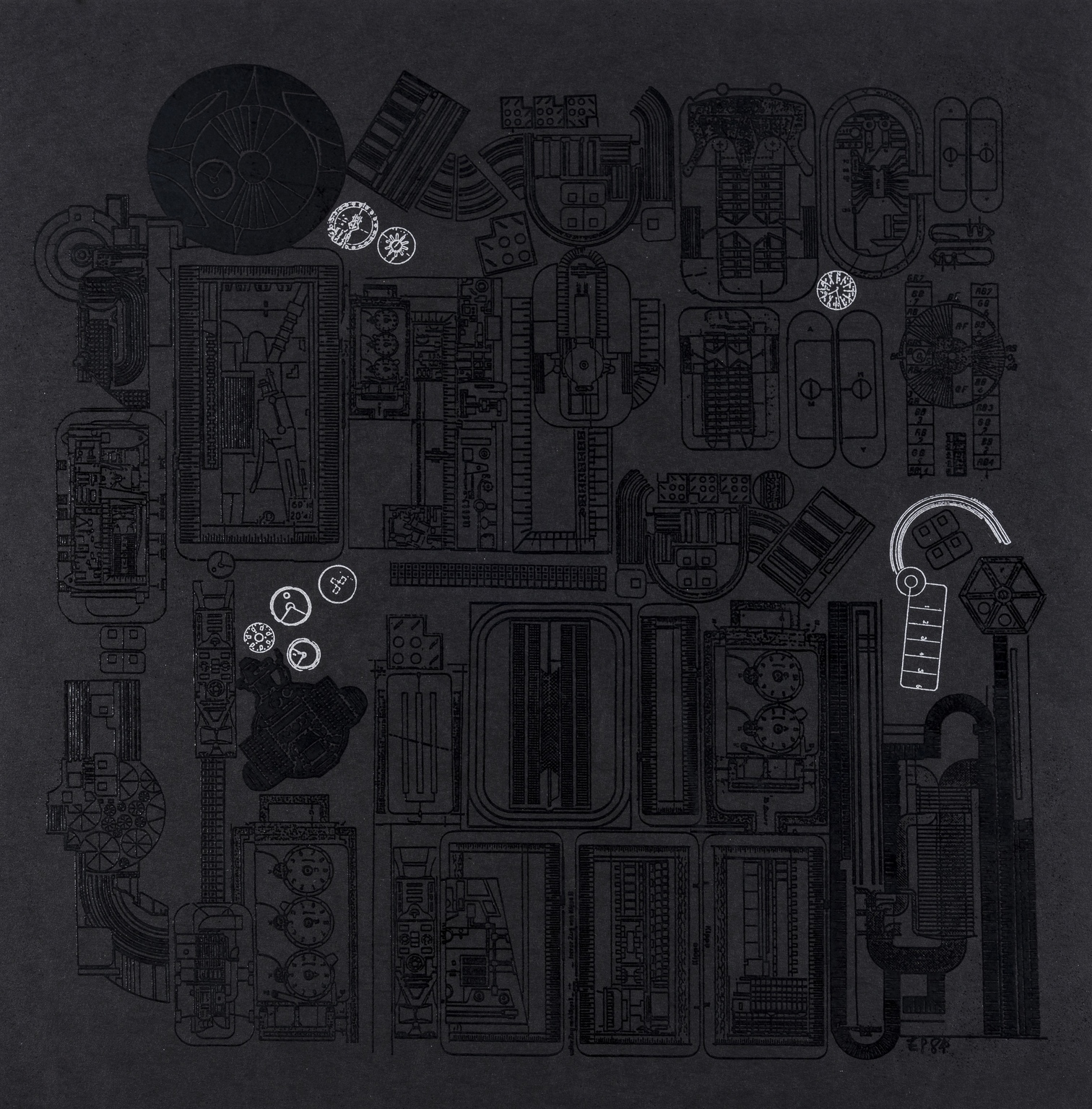 Eduardo Paolozzi (1924-2005) Underground Design Folio X - Image 3 of 3