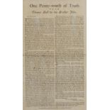 Broadsides.- One penny-worth of truth from Thomas Bull to his brother John, Norman and Carpenter, …