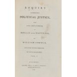 Godwin (William) Enquiry concerning Political Justice, also its Influence on Morals and Happiness, …