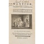 [Goethe (Johann Wolfgang von)] Werther, 2 vol., first French edition, Maestricht, Jean-Edme Dufour …