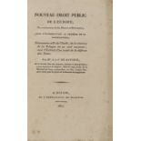 Napoleonic Europe.- Savoisy (Bénigne Joseph Vaillant) Nouveau Droit de L'Europe, Dijon, Frantin, …