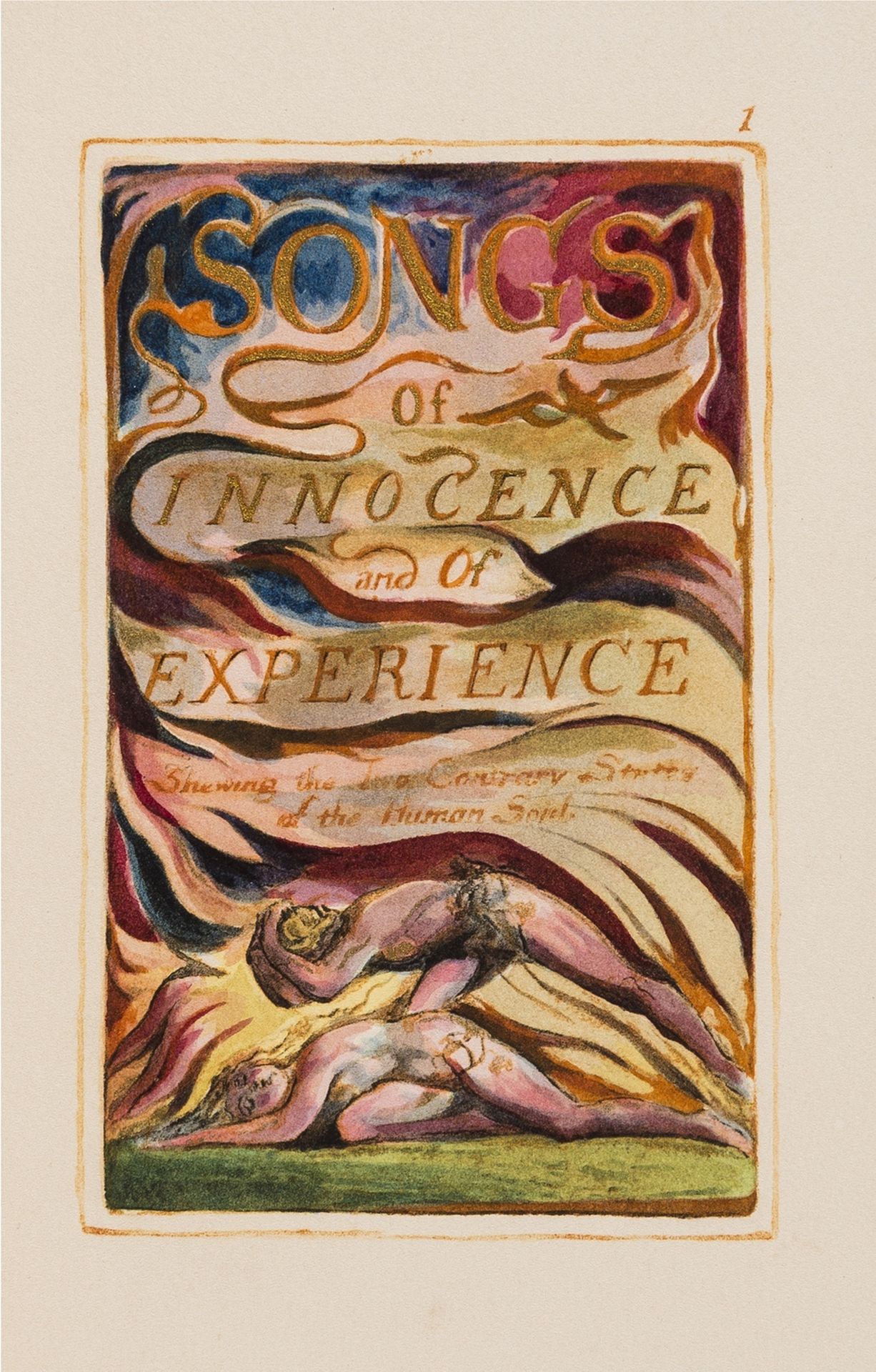 Trianon Press.- Blake (William) Songs of Innocence, number 89 of 526 copies, Trianon Press, 1955.