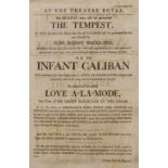 Satire on child actors.- The Tempest... Miss Biddy Suckling... The Infant Caliban..., printed …