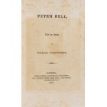 Wordsworth (William) Peter Bell: a Tale in Verse, first edition, 1819.