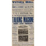 Edison's phonograph.- Victoria Hall Ilkley. C.R.C. Steytler... will... describe... The Wonderful …