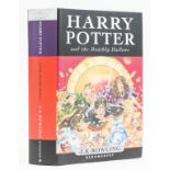 Rowling (J.K.) Harry Potter and the Deathly Hallows, first edition, signed by the author , 2007.