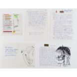 Berlin (Sven) Good group of 15 autograph letters and cards to Julian Machin, most in original …