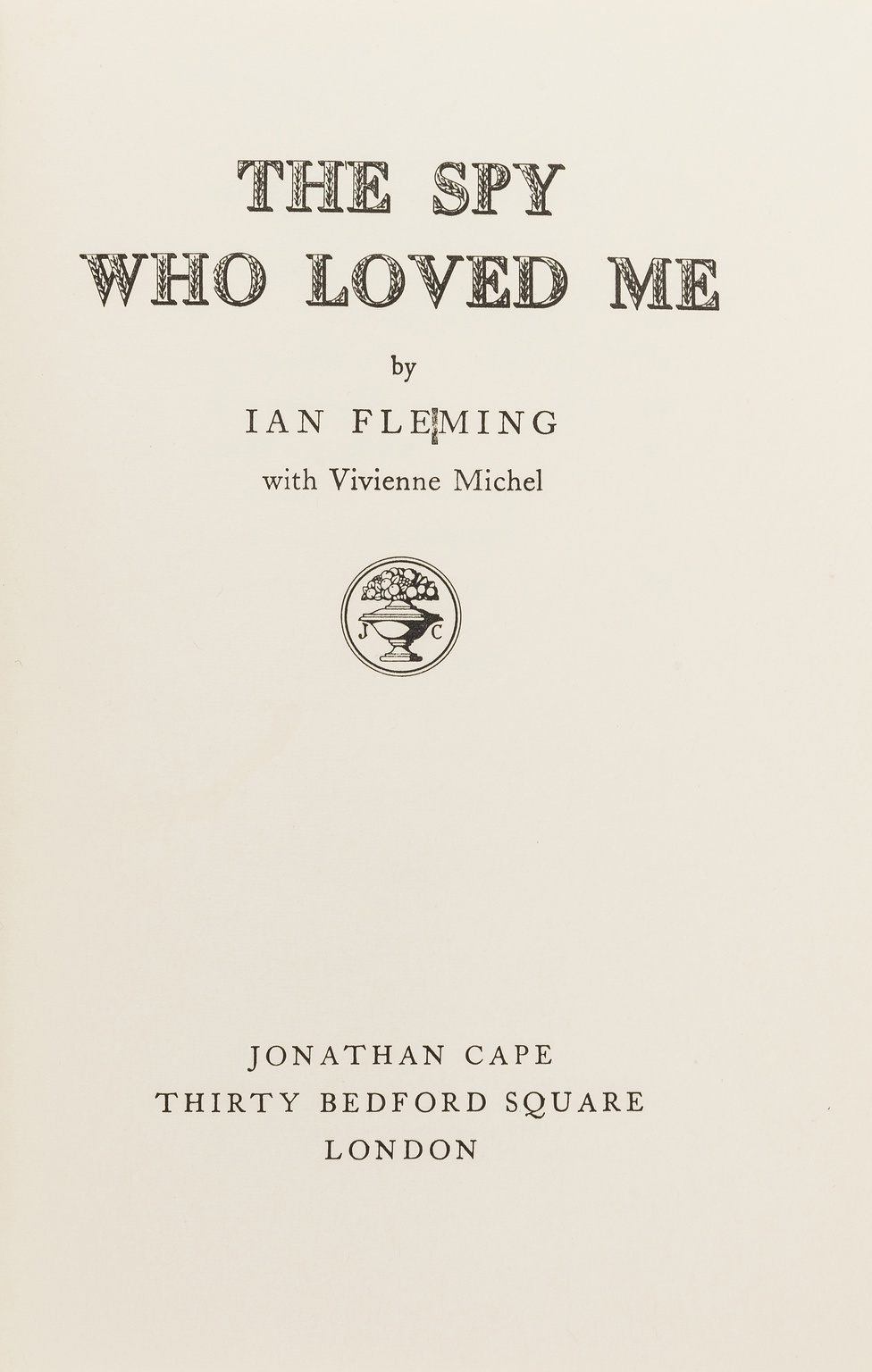 Fleming (Ian) The Spy Who Loved Me, first edition, 1962. - Image 2 of 3