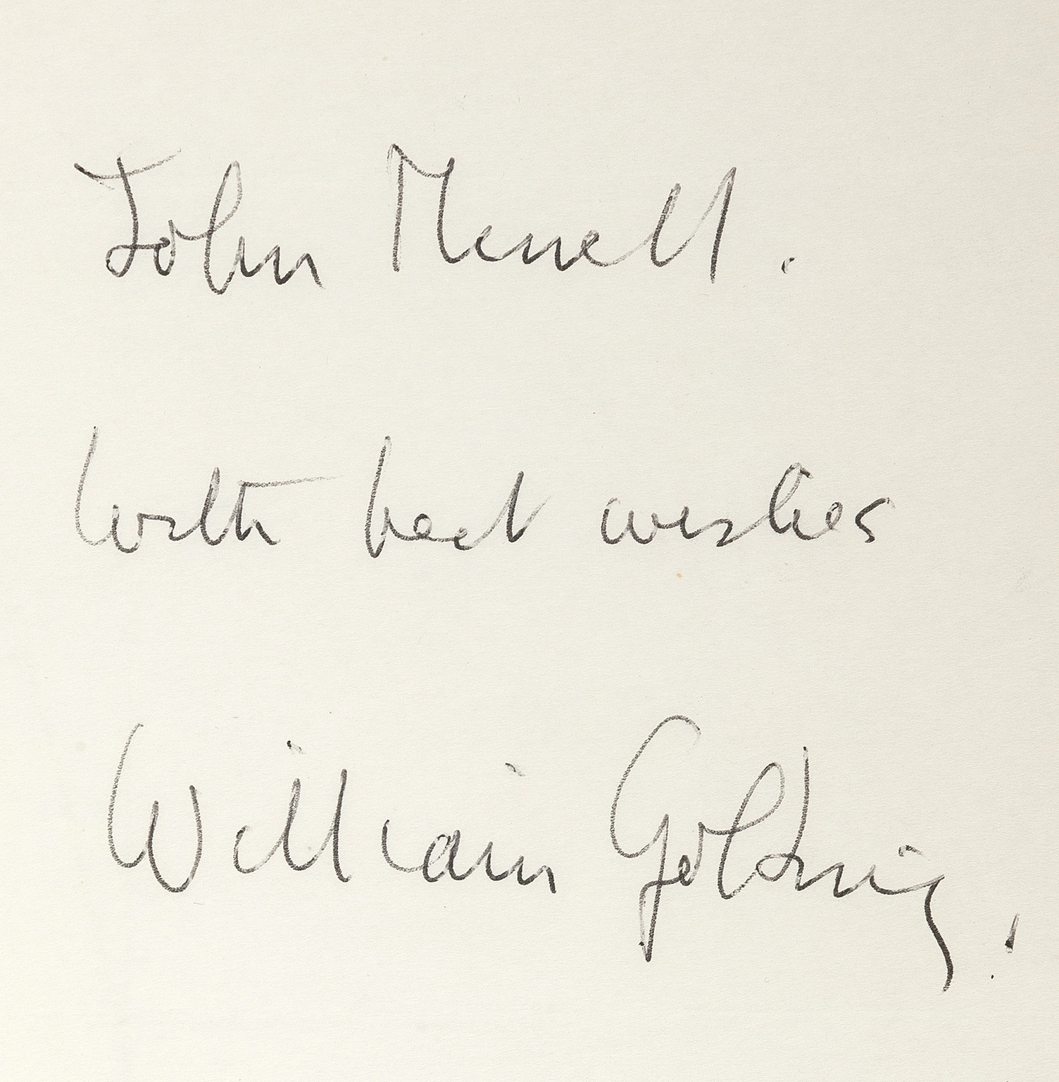 Golding (William) The Lord of the Flies, first edition, 1954. - Image 2 of 2