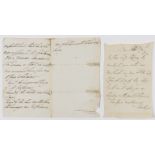 Wellington (Arthur Wellesley, first Duke of) 11 Autograph Letters (10 signed) to various …