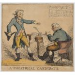 Richard Brinsley Sheridan (1751-1816).- Rowlandson (Thomas), After. A Theatrical Candidate, …