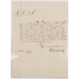 Window Tax.- Verney (Ralph, second Earl Verney, politician) Autograph Letter signed to his friend …