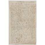 Musician to George IV.- Horn (Charles Frederick, musician) Autograph Letter signed to his son, …
