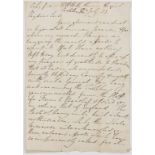 George IV (as Prince Regent) Copy Letter from the Prince Regent to Lord Wellington, 1813, praising …