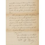 America.- Shirley (William, colonial governor) Copy letter to the Earl of Halifax, Boston, 1756, …