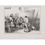 Art Trade.- Les Experts, lithograph, c.1840.