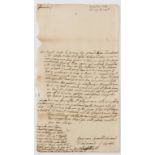 Royal Navy.- Vernon (Sir Edward) Autograph Letter signed to "Honourable Sr", [1708], concerning …
