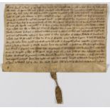 Shropshire.- Charter, I, William son of Umfrey de Umfriston have granted and confirmed to Agnes …