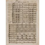 Music.- A compleat collection of Haydn, Mozart, and Beethoven's symphonies in score...No. XVIII, …