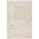 Disbanding the Commonwealth Army.- Charles II.- Monck (George, first Duke of Albemarle).- Letter …