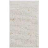 Australia.- Dixon (Eliza, of New South Wales) Autograph Letter signed to Mary Chadwick, 1823, …