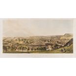 West Yorkshire.- Hanhart (M. & N.) Halifax, from the south east 1872, panoramic lithograph, 1873.