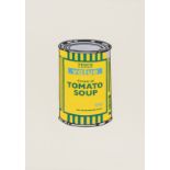 Banksy (b.1974) Soup Can, (Yellow/Emerald/Sky Blue)