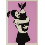 Banksy (b.1974) Bomb Love (Bomb Hugger)